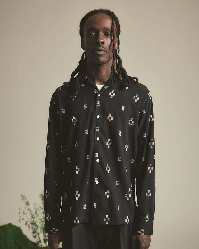 Brotherwolf Kelp Long Sleeve Shirt - Black