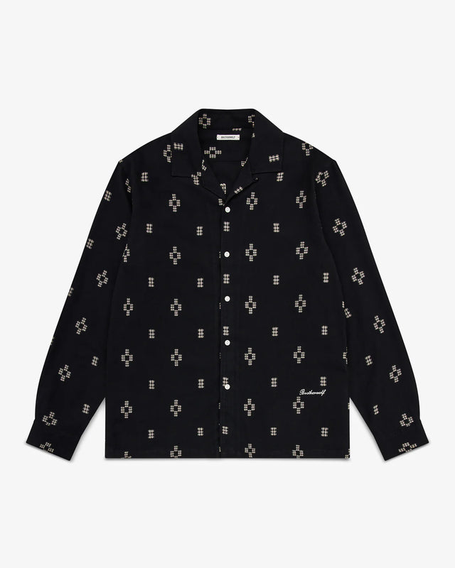Brotherwolf Kelp Long Sleeve Shirt - Black