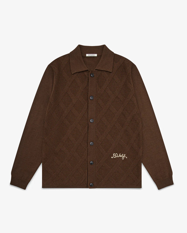 Brotherwolf Plaid Cotton Cardigan