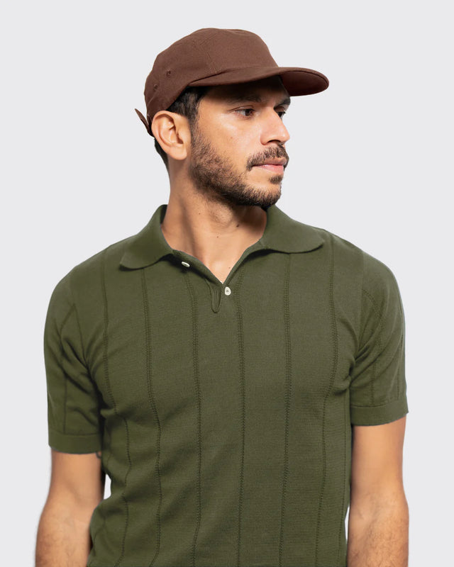 Far Afield Laurel 5 Panel Cap - Brown