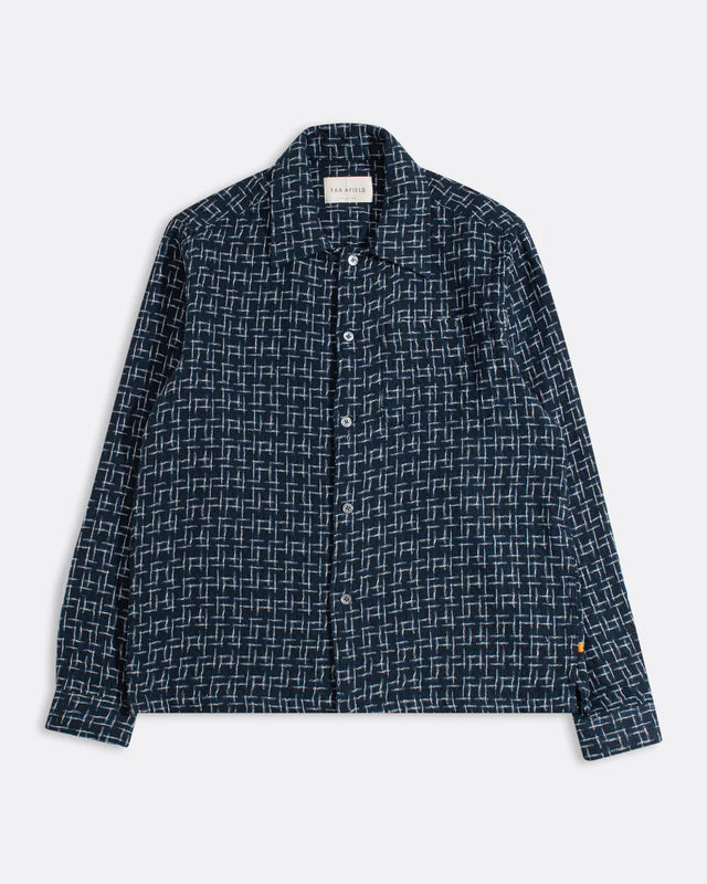 Far Afield Busey Architect Shirt - Navy