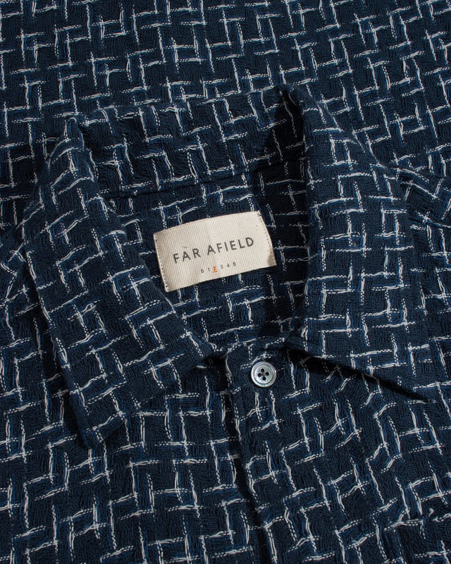 Far Afield Busey Architect Shirt - Navy
