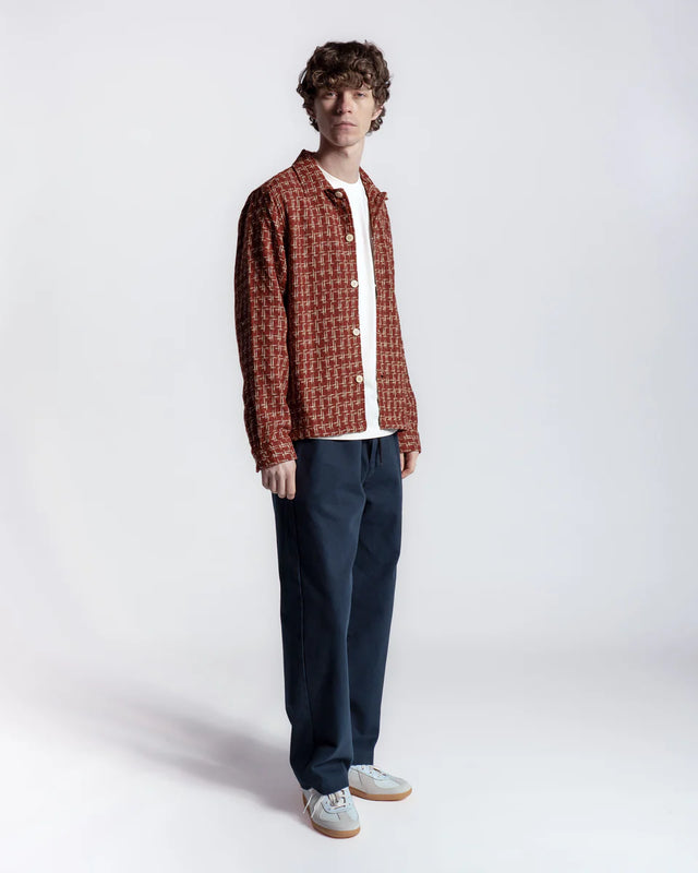 Far Afield Busey Architect Shirt - Burgundy