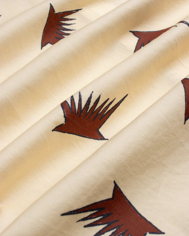 Far Afield Stachio Vulcano Print Short Sleeve Shirt - Sand