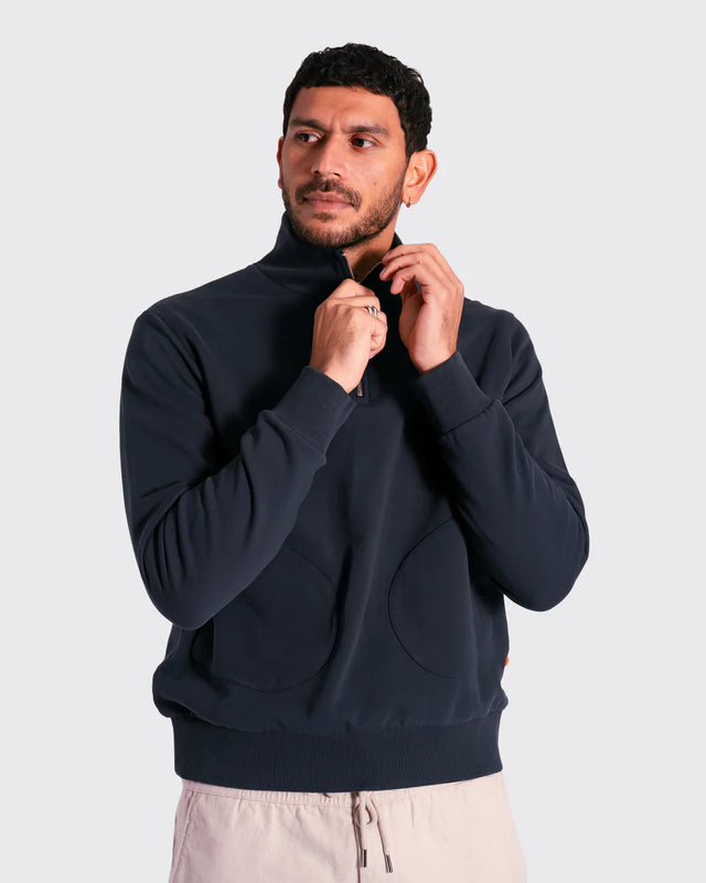 Far Afield Funnel Neck Sweatshirt - Navy