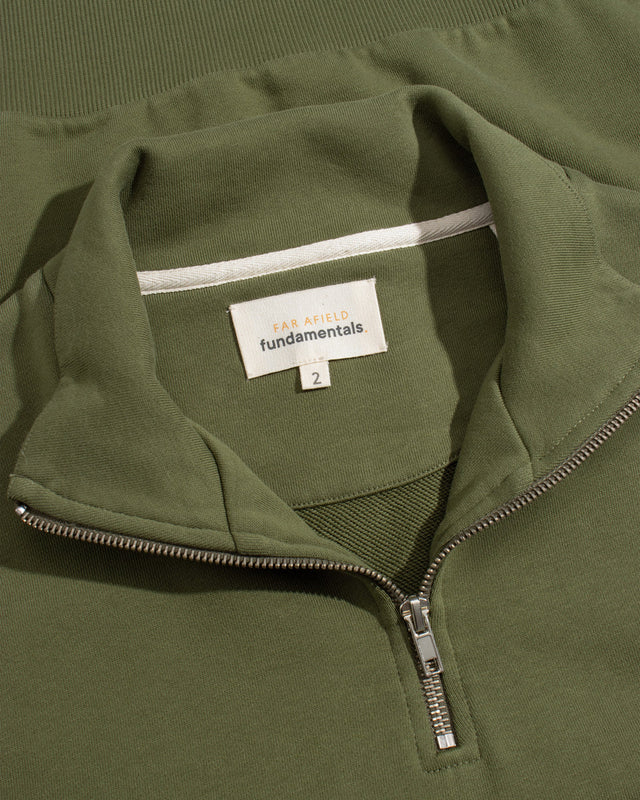 Far Afield Funnel Neck Sweatshirt - Green