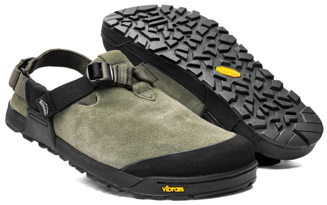 Bedrock Sandals Mountain Clog - Sagebrush Suede Leather