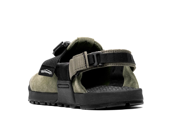 Bedrock Sandals Mountain Clog - Sagebrush  Suede Leather