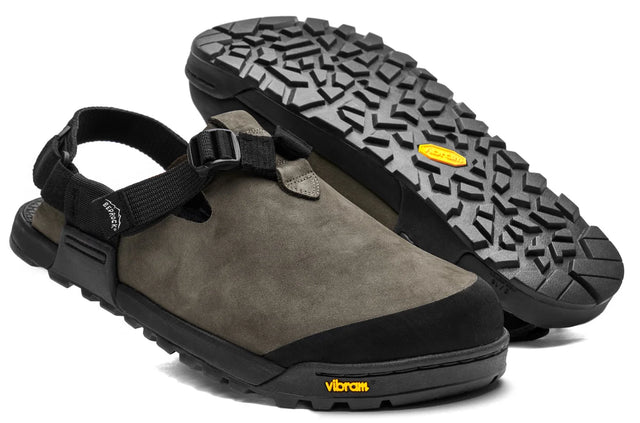Bedrock Sandals Mountain Clog - Nubuck Leather Driftwood Grey