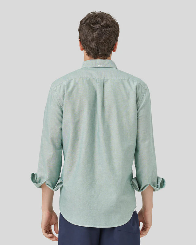 Portuguese Flannel Belavista Oxford Button Down Shirt - Green