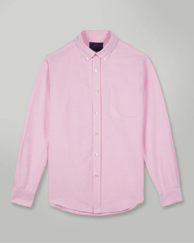 Portuguese Flannel Belavista Oxford Button Down Shirt - Pink