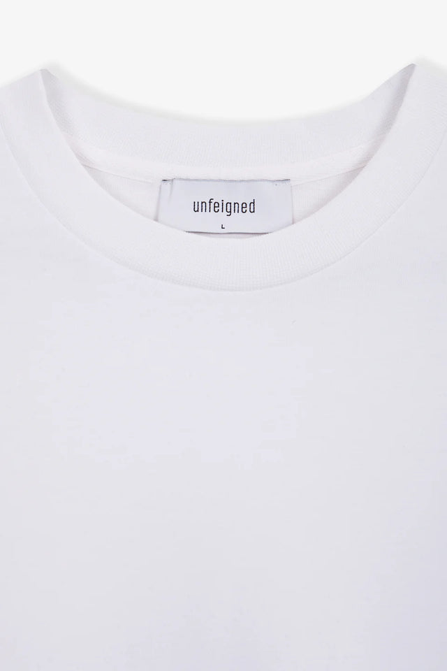 Unfeigned Basic Long Sleeve T-Shirt - White