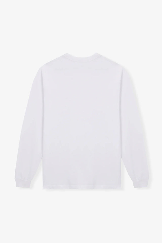 Unfeigned Basic Long Sleeve T-Shirt - White