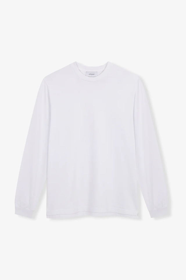 Unfeigned Basic Long Sleeve T-Shirt - White