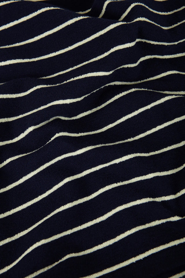 Unfeigned Basic Long Sleeve T-Shirt Terry - Blue Graphite