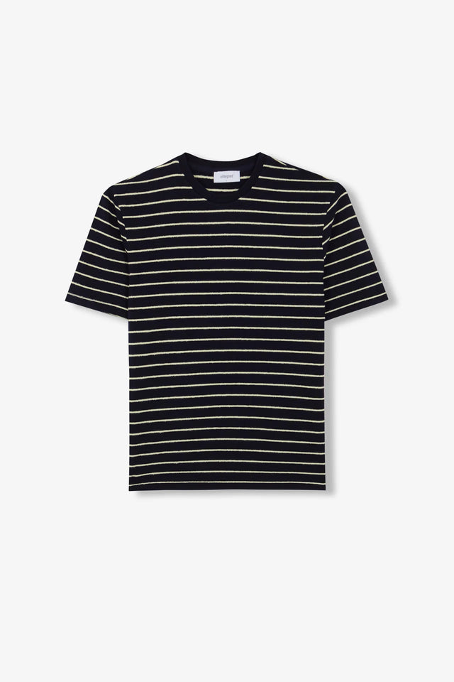 Unfeigned Basic T-Shirt Terry - Blue Graphite