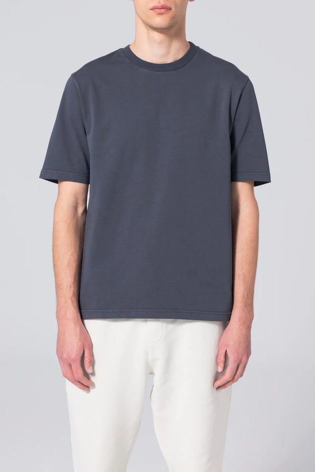 Unfeigned Basic T-Shirt - Blue Graphite