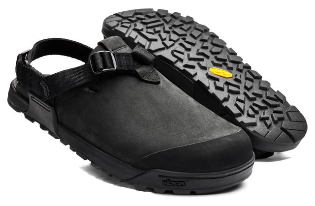 Bedrock Sandals Mountain Clog - Nubuck Leather Obsidian