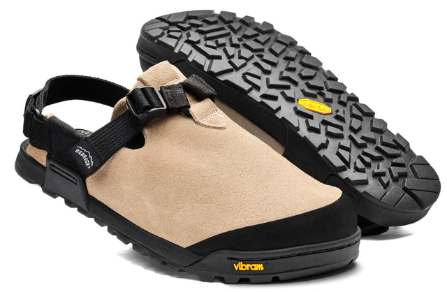 Bedrock Sandals Mountain Clog - Birch Bark Suede Leather