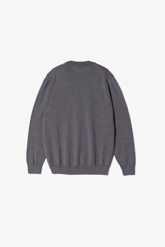 Unfeigned Crewneck Merino Knit - Grey