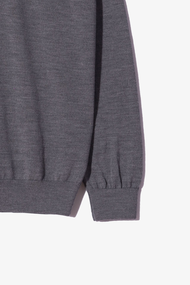 Unfeigned Crewneck Merino Knit - Grey