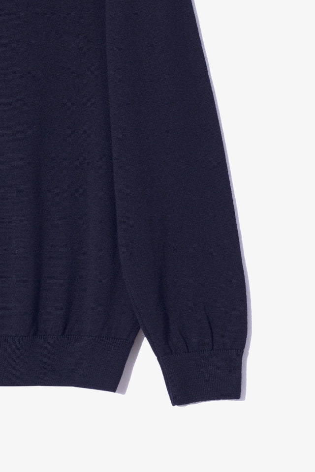 Unfeigned Crewneck Merino Knit - Dark Navy