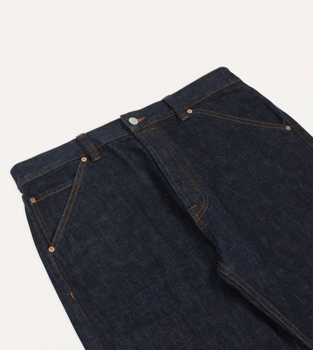 Drake's 14.2oz Japanese Selvedge Denim Five-Pocket Jeans - Rinse