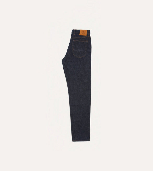 Drake's 14.2oz Japanese Selvedge Denim Five-Pocket Jeans - Rinse