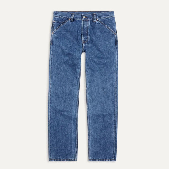 Drake's 14.2oz Japanese Selvedge Denim Five-Pocket Jeans - Bleach