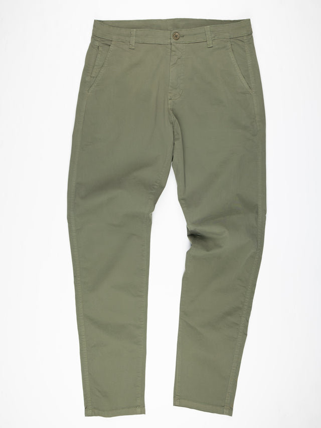 Aspesi Regolare Cotton Stretch Trouser - Green