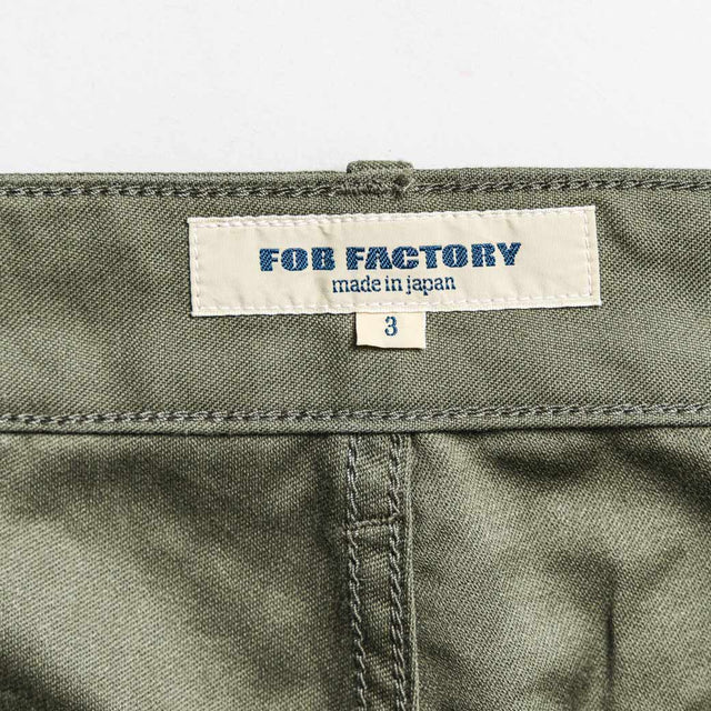 FOB Factory F0431 Baker Pants - Olive