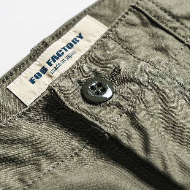 FOB Factory F0431 Baker Pants - Olive