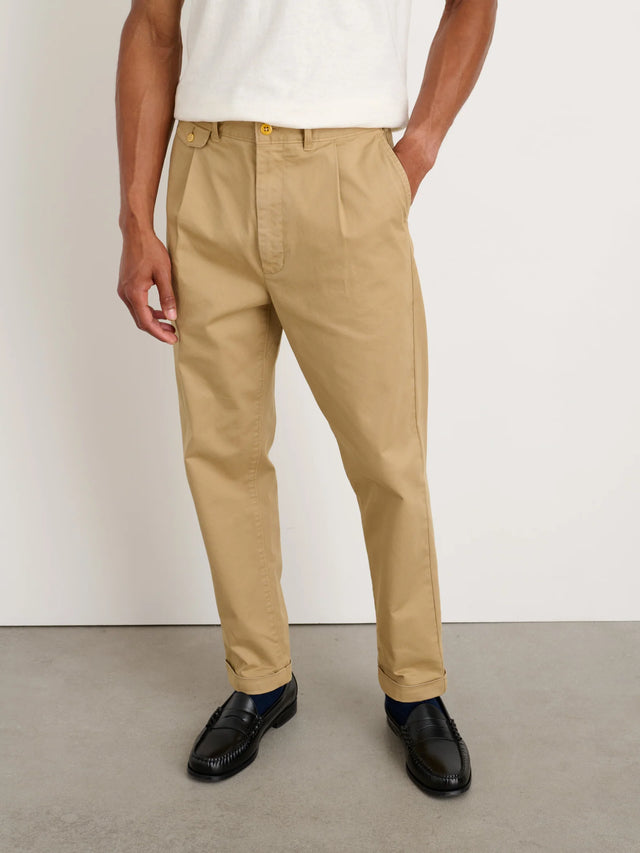 Alex Mill Standard Pleated Pant - Vintage Khaki