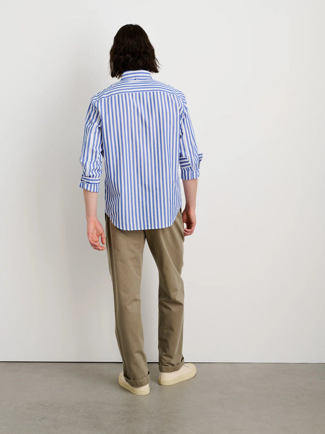 Alex Mill Stripe Mill Shirt in Cotton Poplin