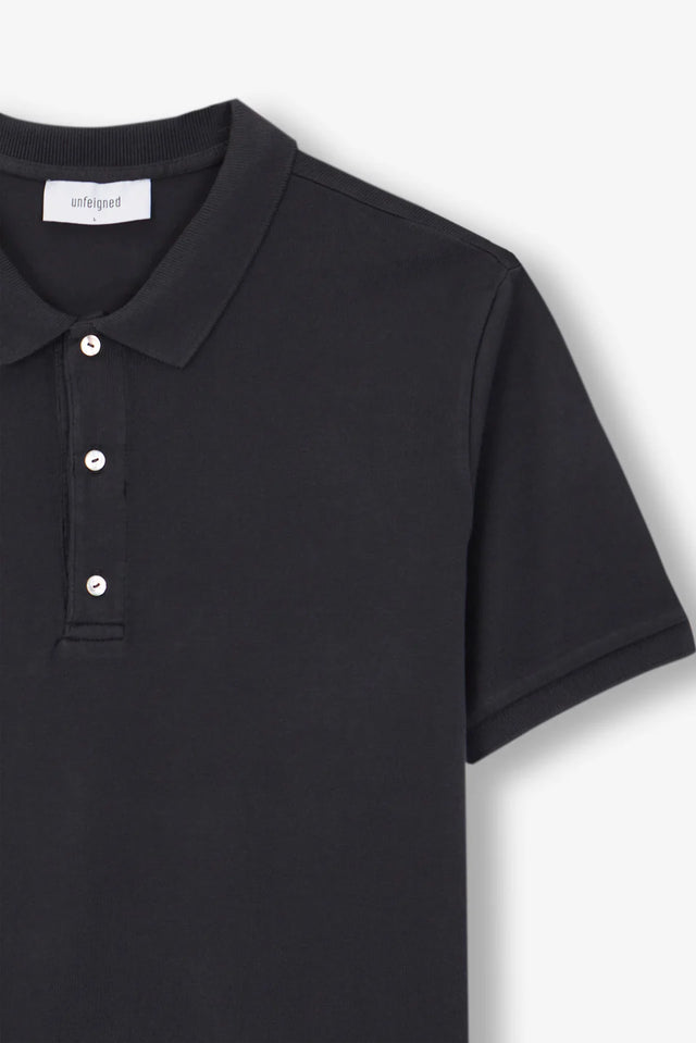 Unfeigned Short Sleeve Polo - Caviar