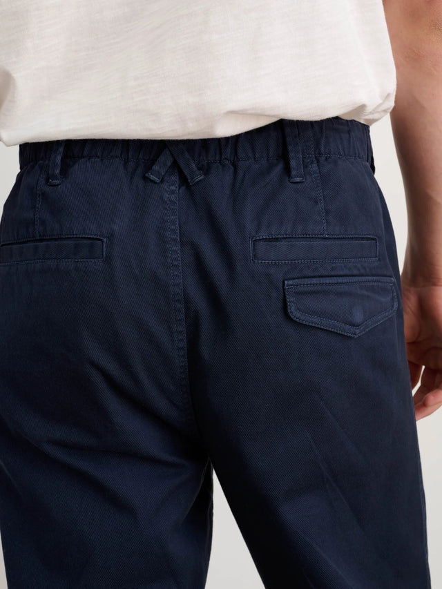 Alex Mill Pull-On Button Fly Pant - Dark Navy