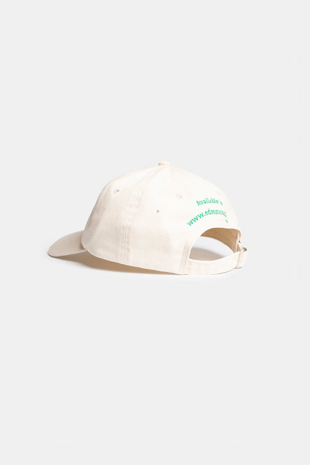 Edmmond Studios Piano Bar Cap - Plain Off White