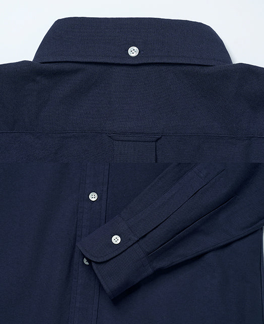 Kamakura Vintage Ivy Plain Oxford Button Down Shirt - Navy