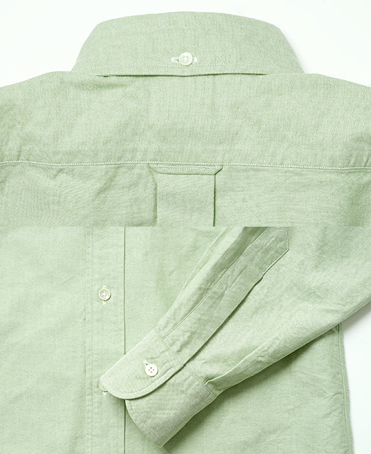Kamakura Vintage Ivy Plain Oxford Button Down Shirt - Green
