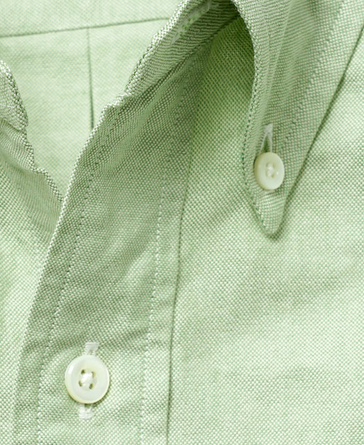 Kamakura Vintage Ivy Plain Oxford Button Down Shirt - Green