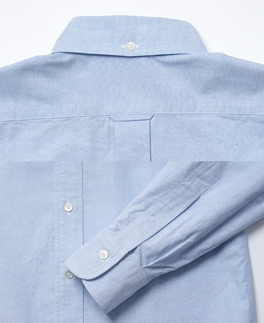 Kamakura Vintage Ivy Plain Oxford Button Down Shirt - Blue