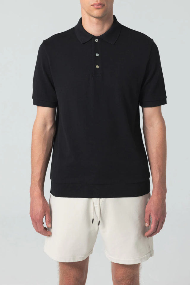 Unfeigned Short Sleeve Polo - Caviar