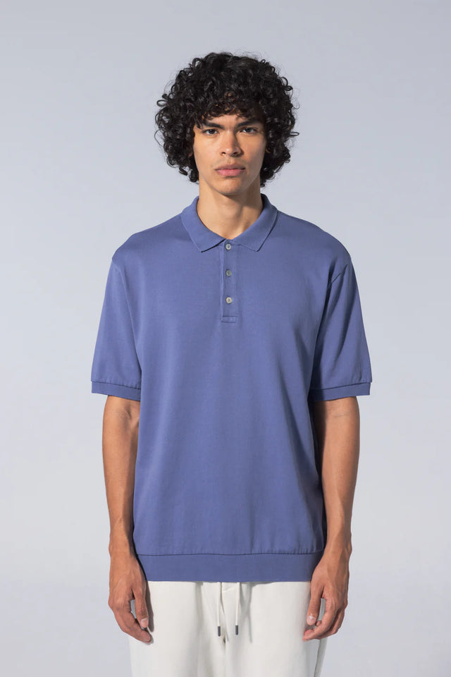 Unfeigned Short Sleeve Polo - Cobalt