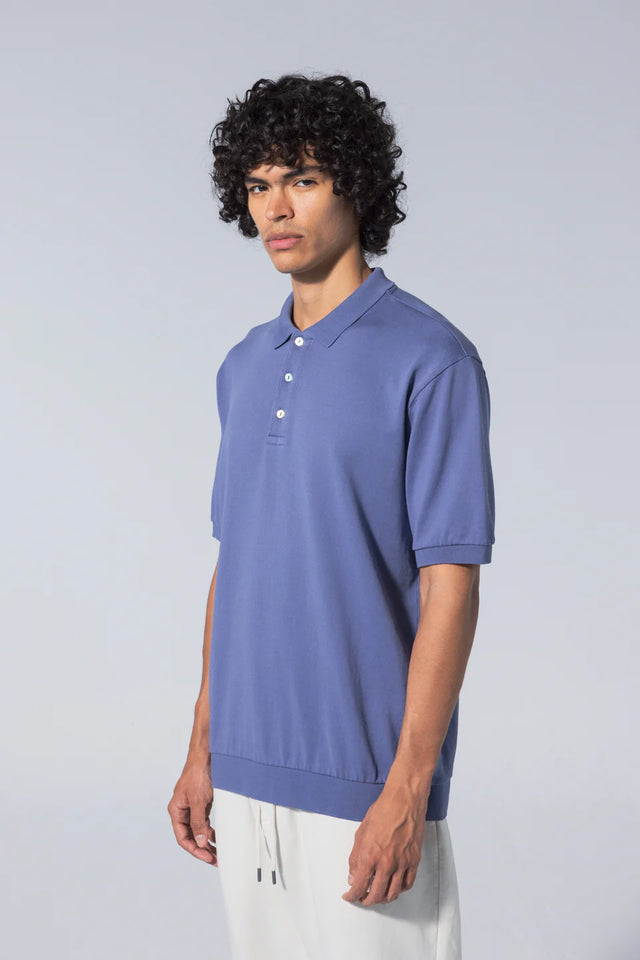 Unfeigned Short Sleeve Polo - Cobalt