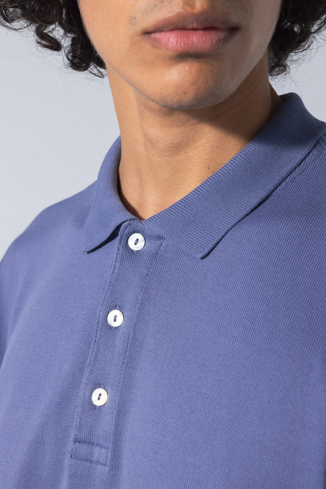 Unfeigned Short Sleeve Polo - Cobalt