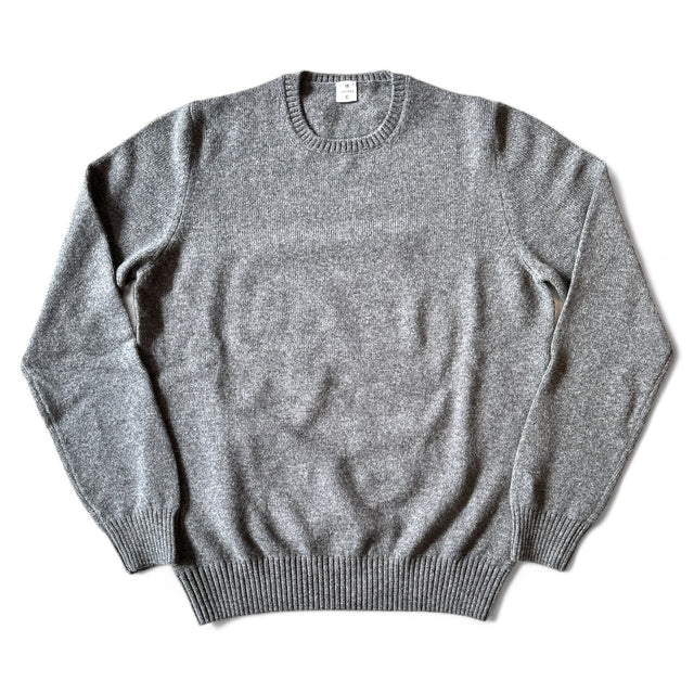 MCS Lambswool Crew Neck Pullover - Light Grey