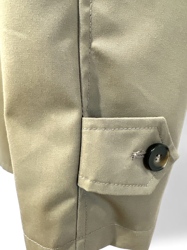 L'Impemeabile Martin Gaberdine Coat With Removable Liner - Khaki”