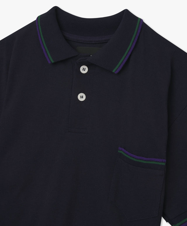 Howlin' Rave to the Rhythm Piquet Pocket Polo - Navy