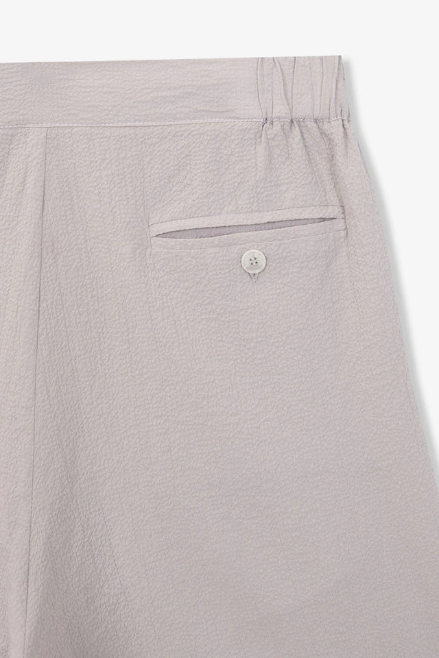 Unfeigned Tailor Bermuda Seersucker - Light Grey