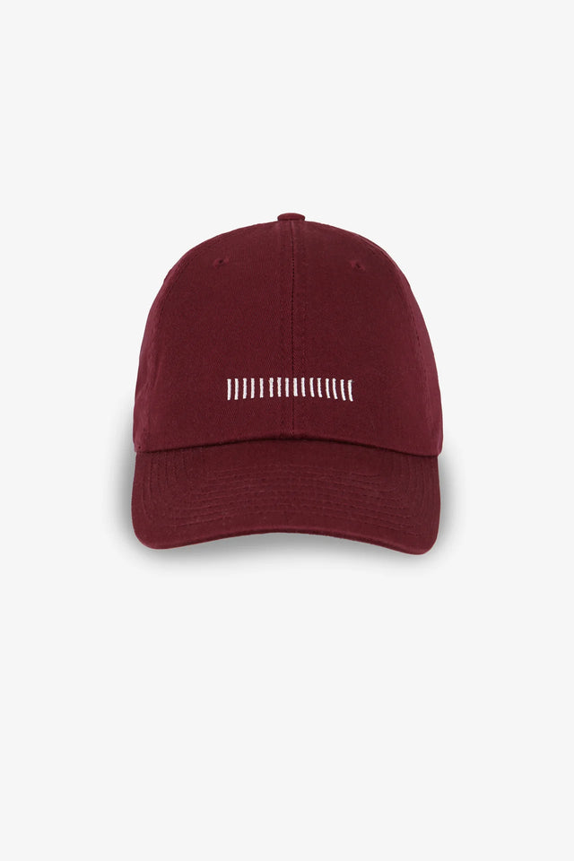 Unfeigned Cotton Twill Baseball Cap - Burgundy
